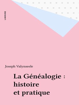 cover image of La Généalogie